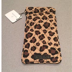 NWT Vera Bradley Leopard Sunglass Sleeve Case